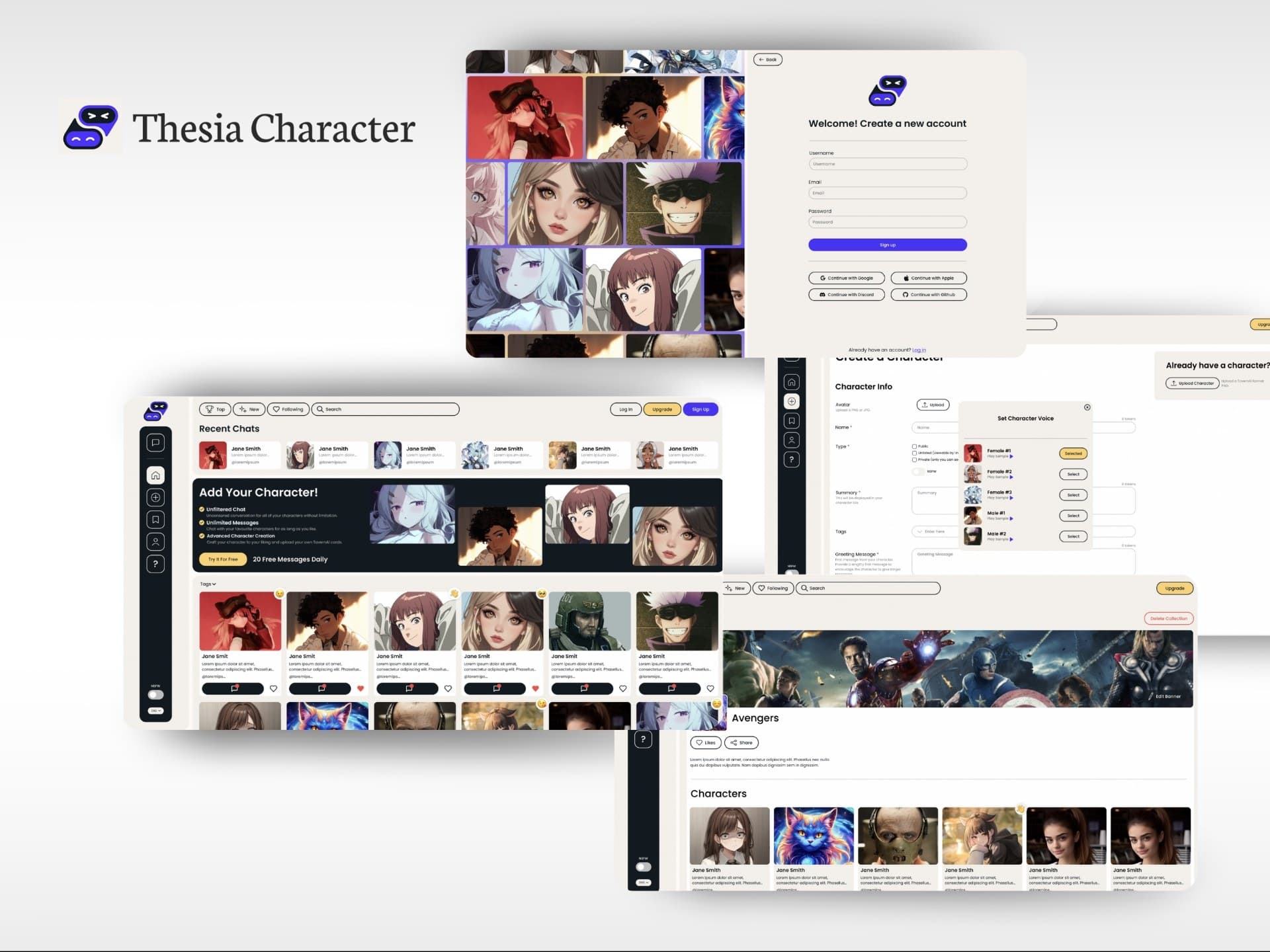 Thesia Character